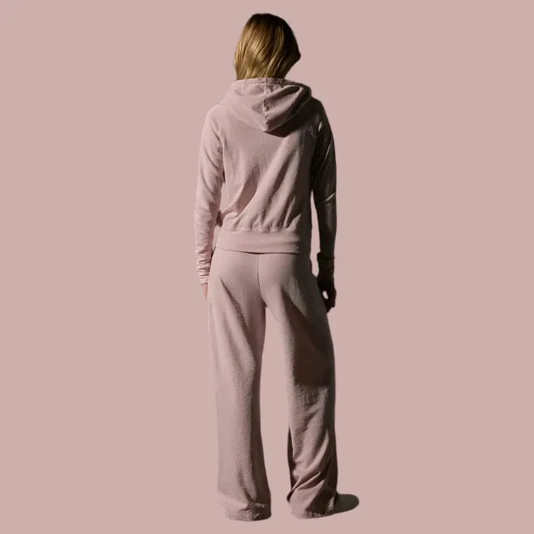 James Perse Vintage French Terry Zip Up Hoody