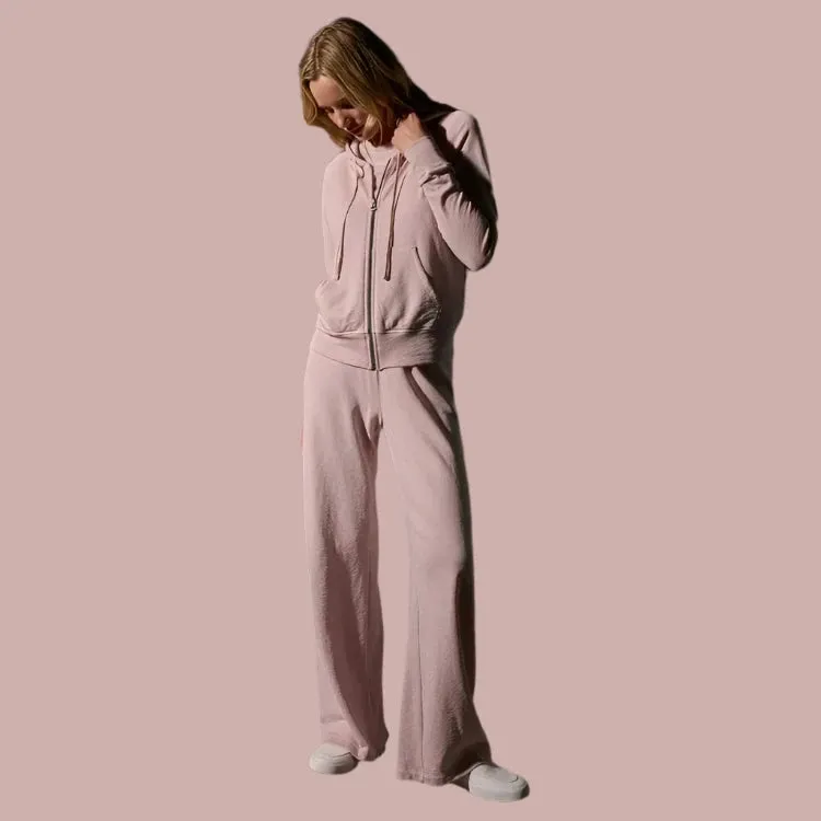 James Perse Vintage French Terry Zip Up Hoody