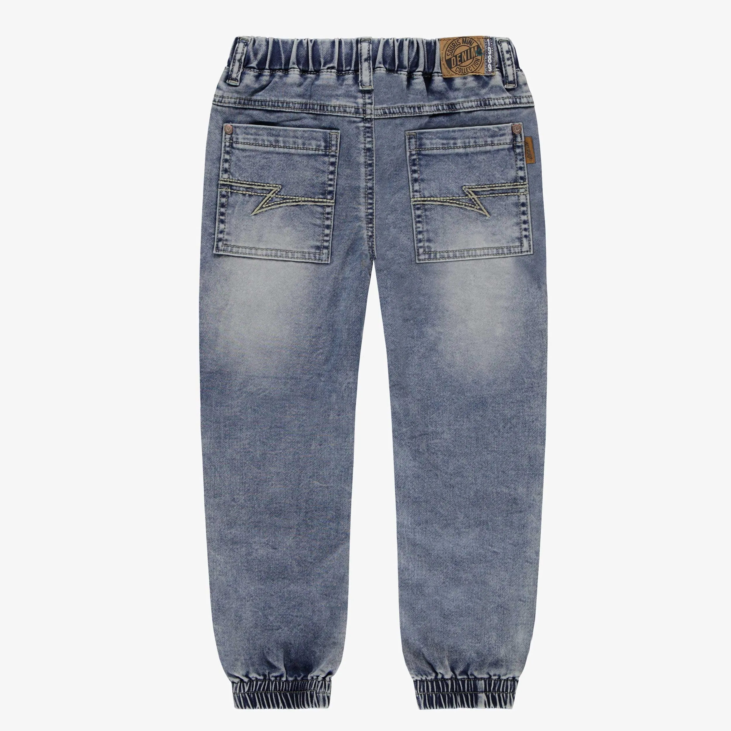 Jean bleu effet délavé, enfant || Blue jeans with faded effect, child