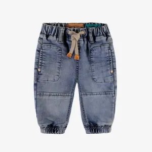 Jean bleu style jogger, bébé || Blue jogger style jeans, baby