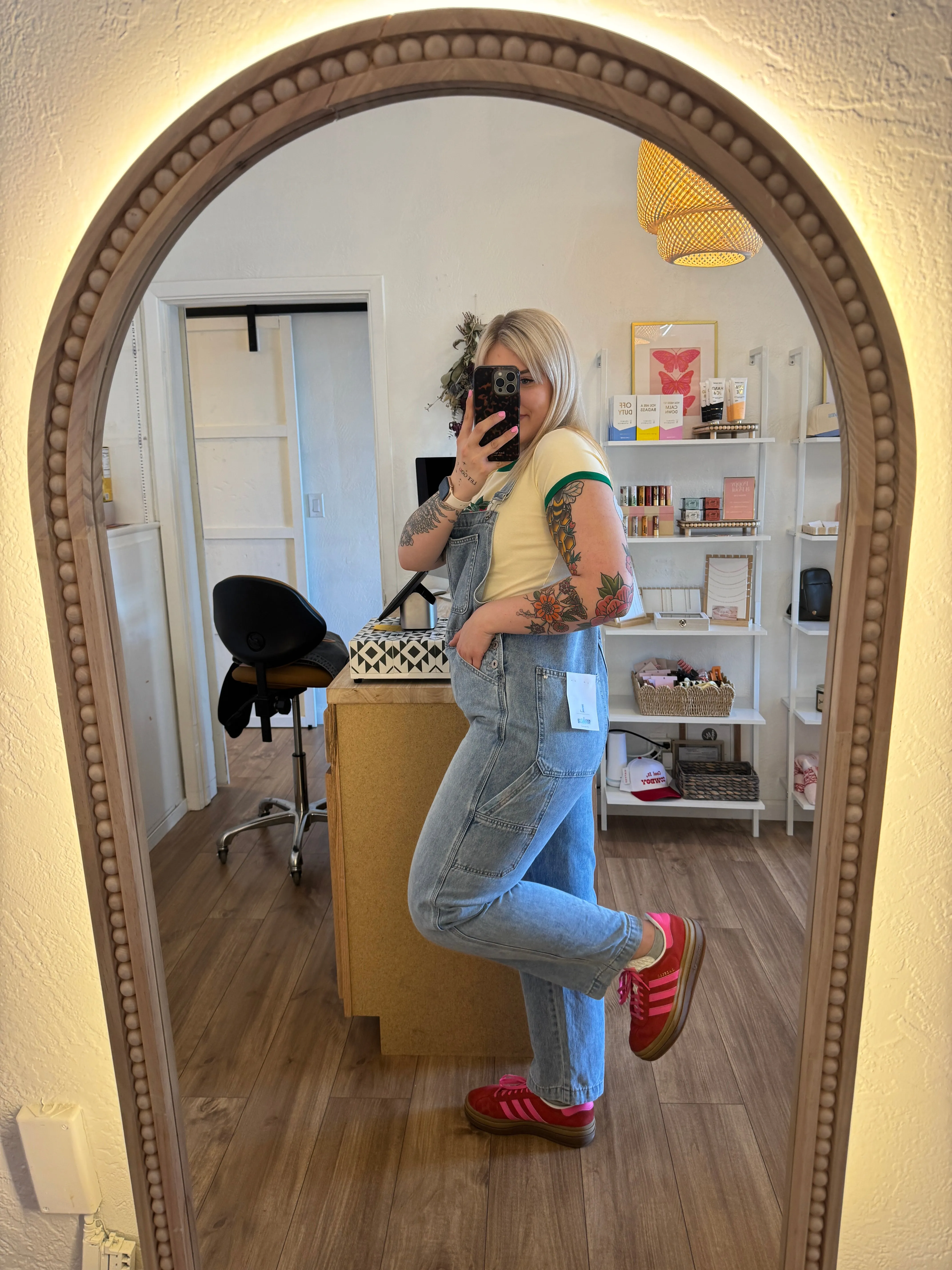 Kassi Utility Denim Overalls