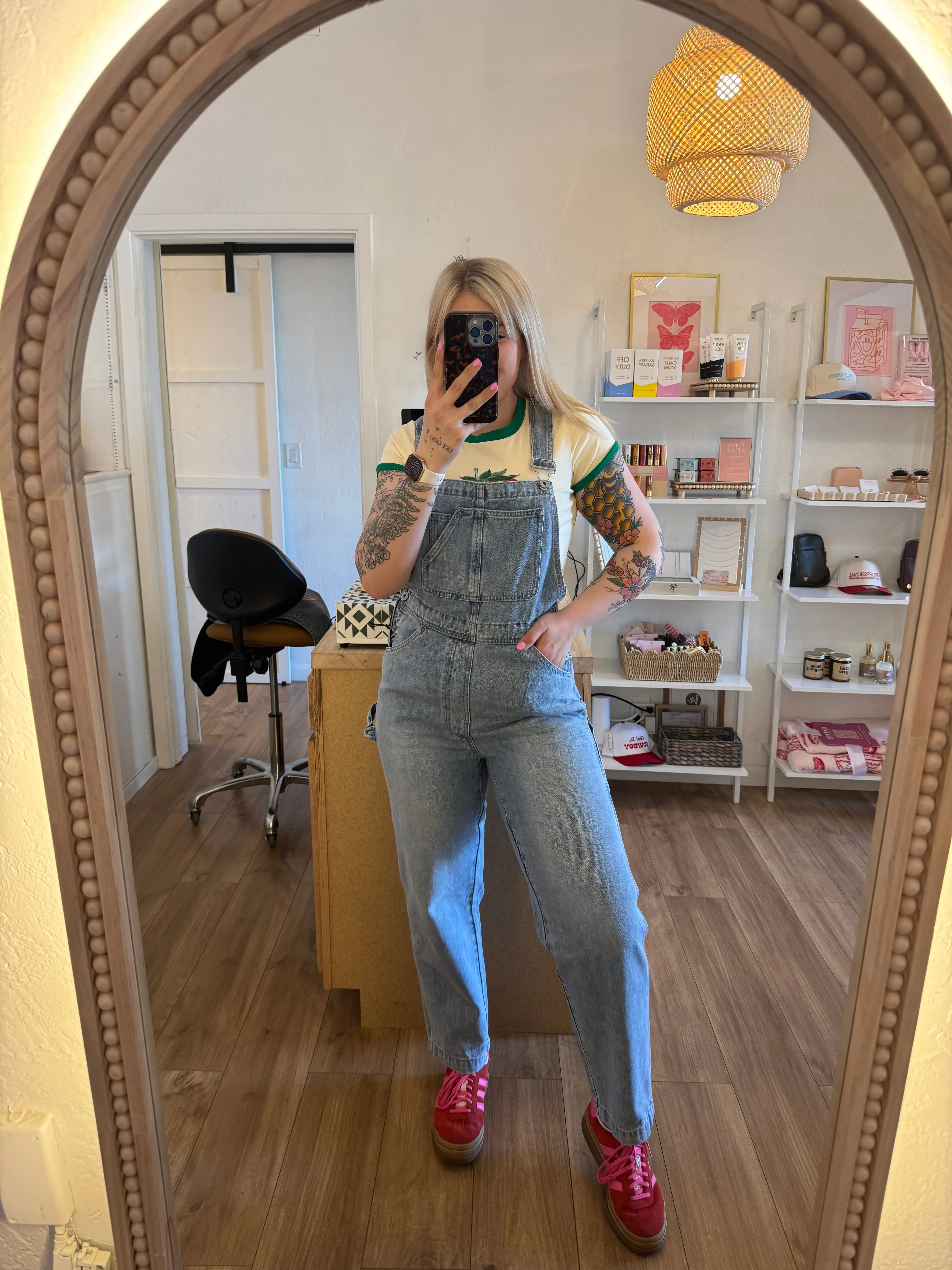 Kassi Utility Denim Overalls