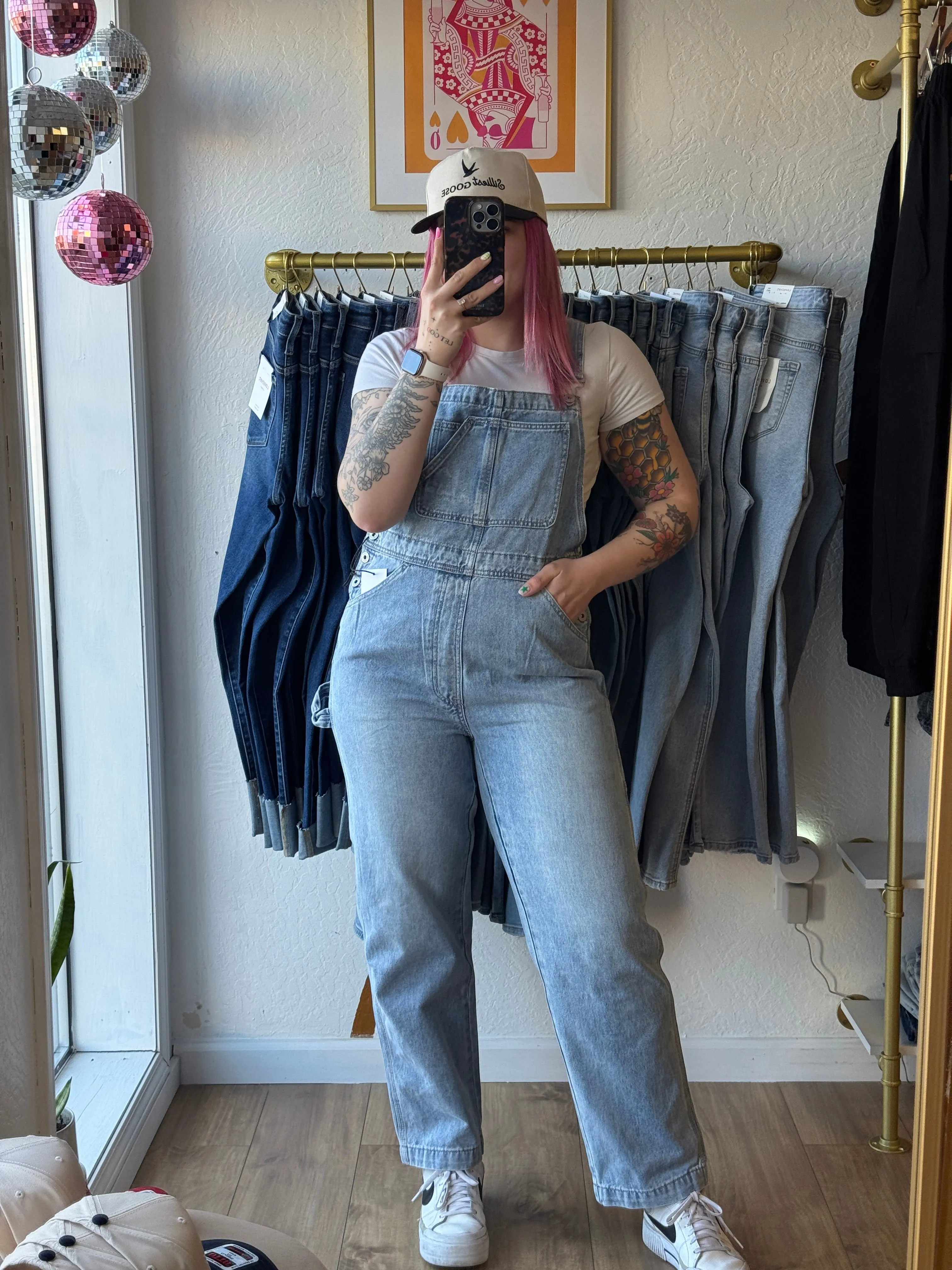 Kassi Utility Denim Overalls