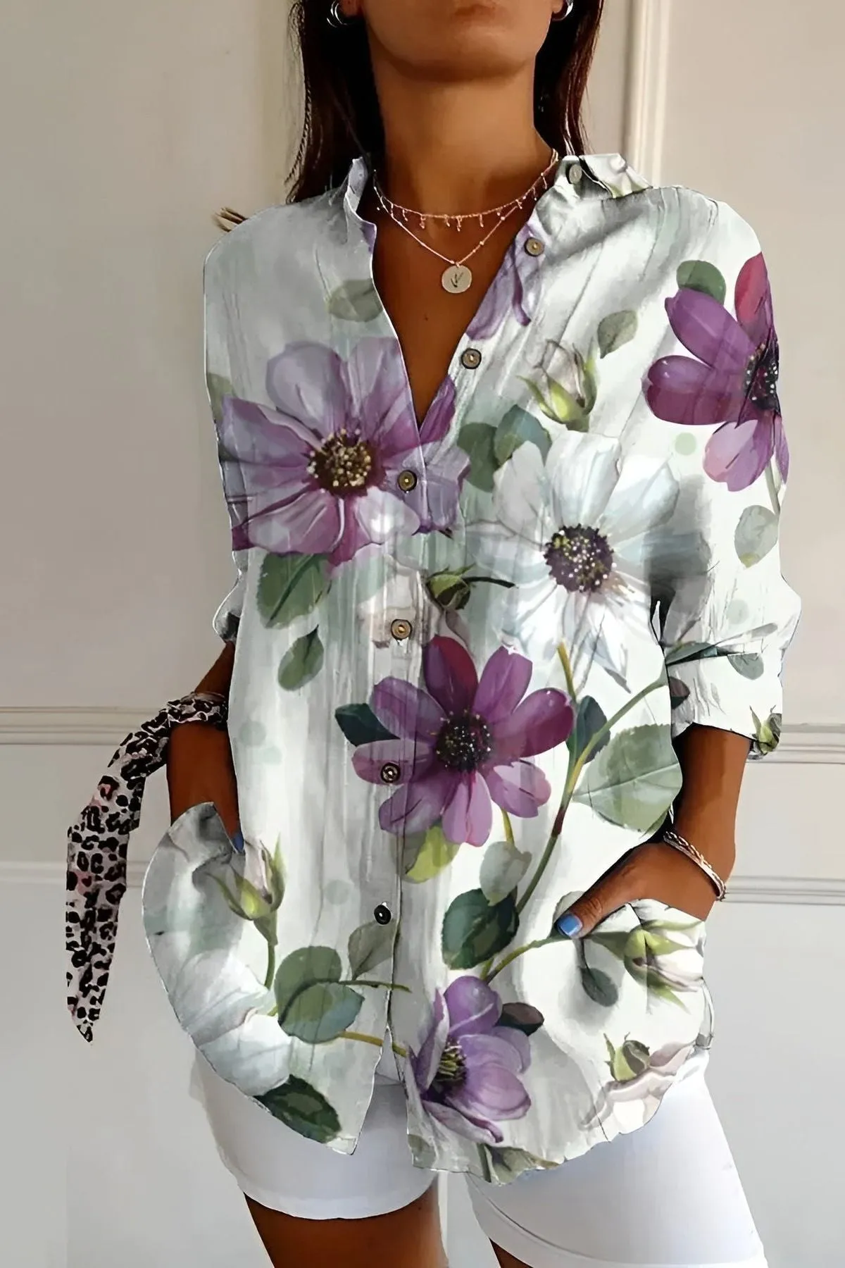 KATE |  CASUAL PRINTED BLOUSE
