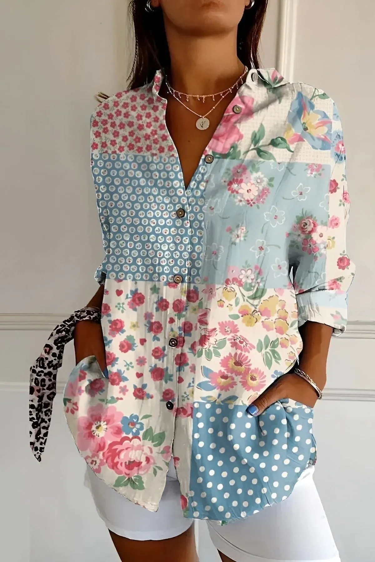 KATE |  CASUAL PRINTED BLOUSE