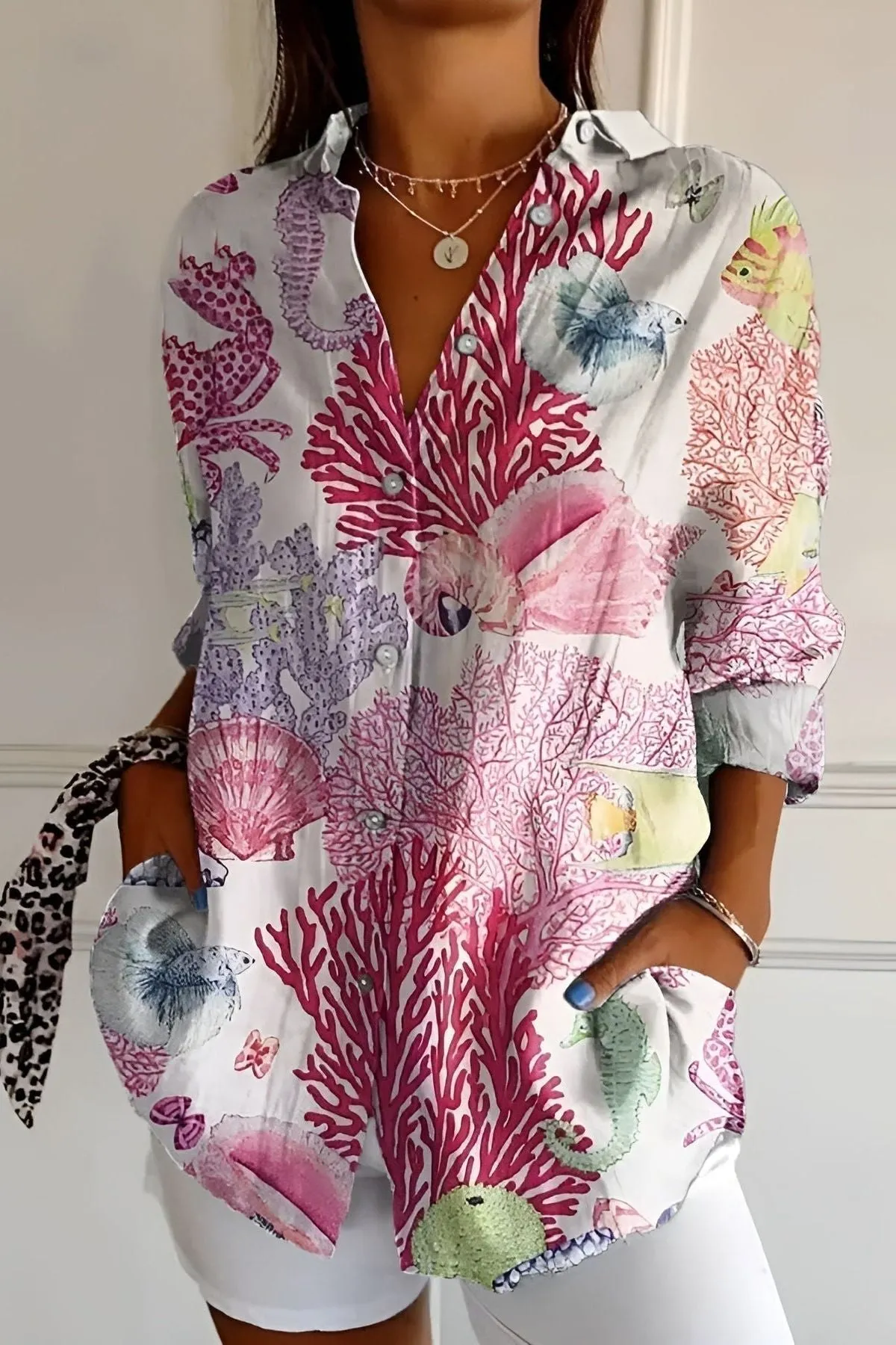 KATE |  CASUAL PRINTED BLOUSE