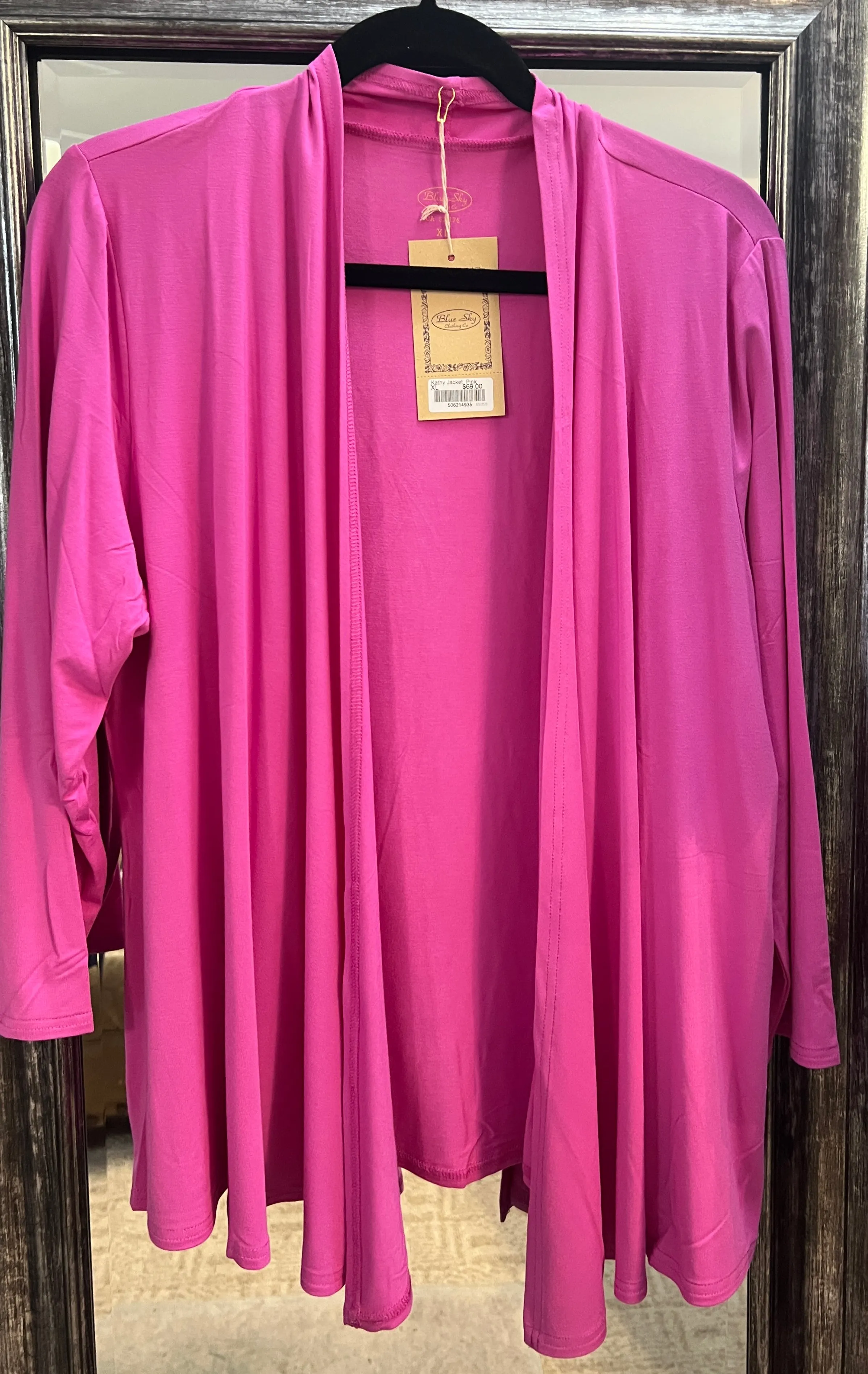 Kathy  Bamboo long Jacket 7 colours