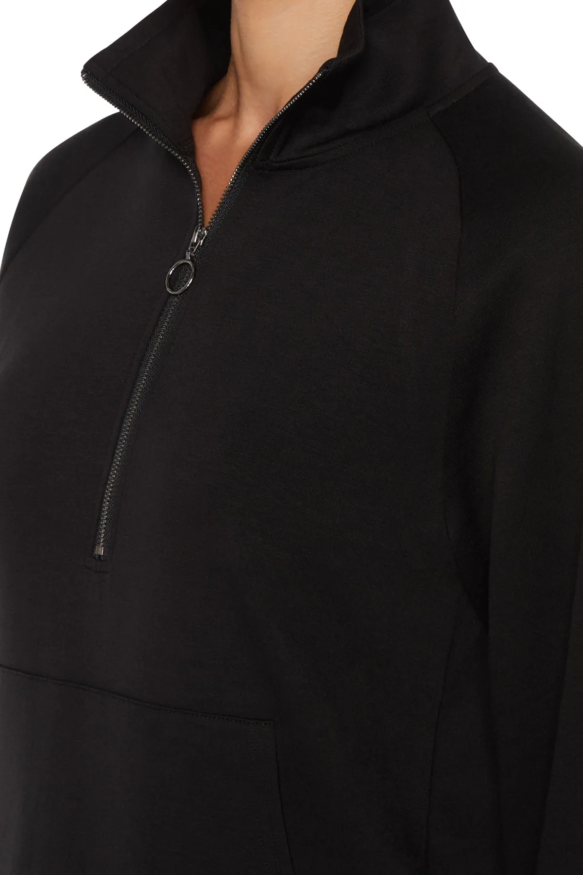 Katie 1/4 Zip (Black)