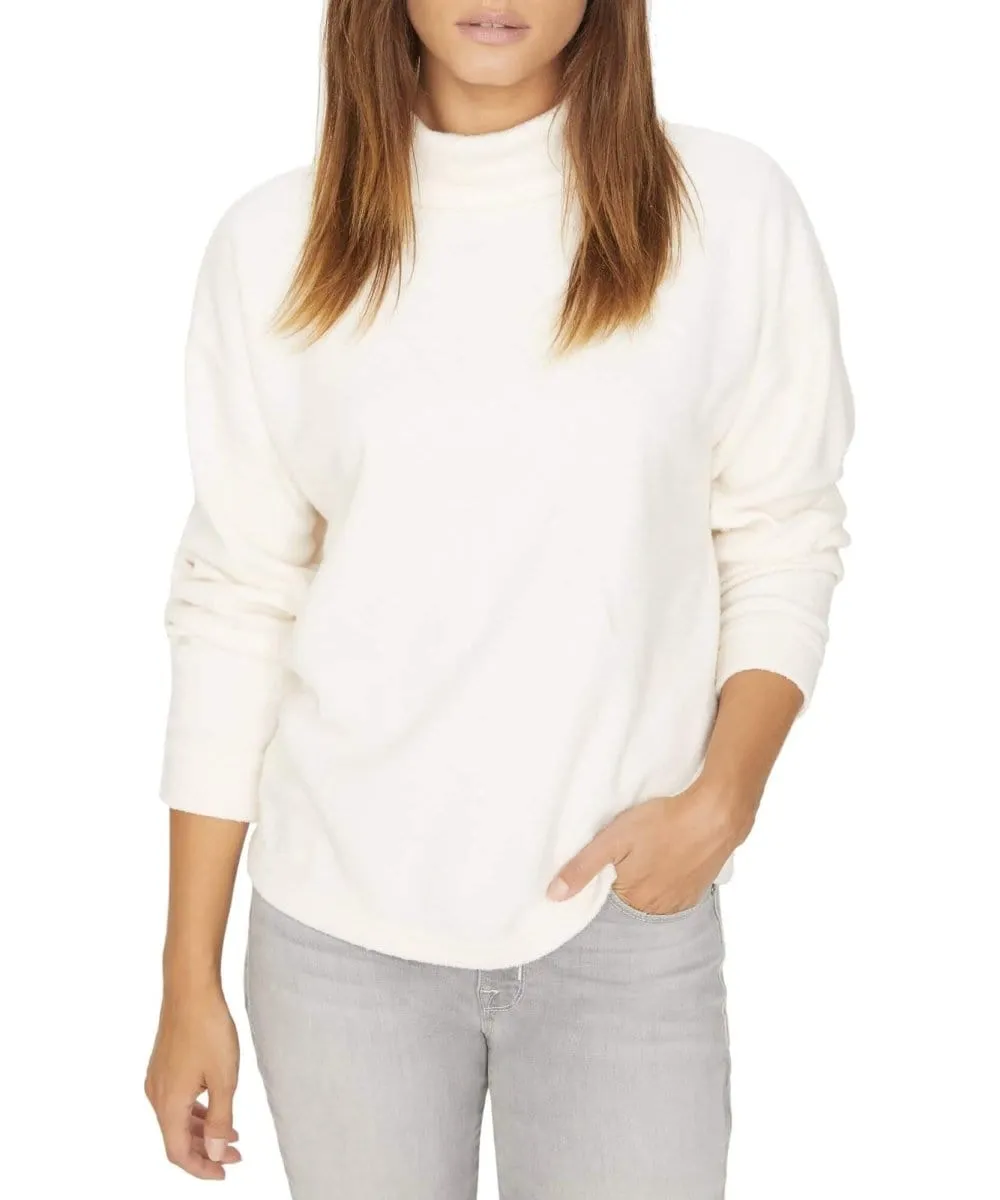 Kyla Mock Neck Pullover, Salt