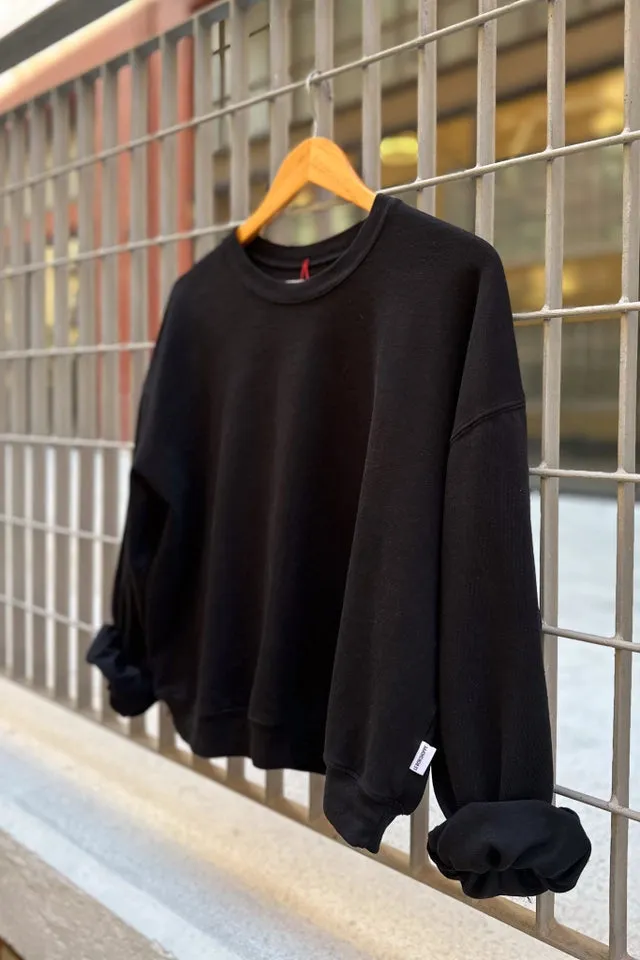 Le Bon Shoppe - Cali Jersey Sweatshirt (True Black)
