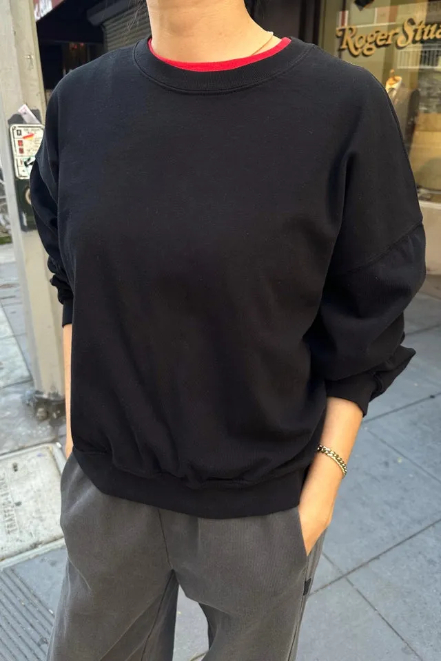 Le Bon Shoppe - Cali Jersey Sweatshirt (True Black)