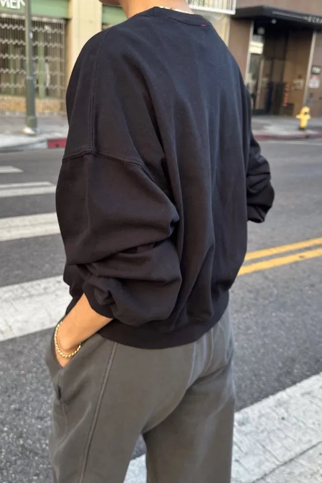 Le Bon Shoppe - Cali Jersey Sweatshirt (True Black)
