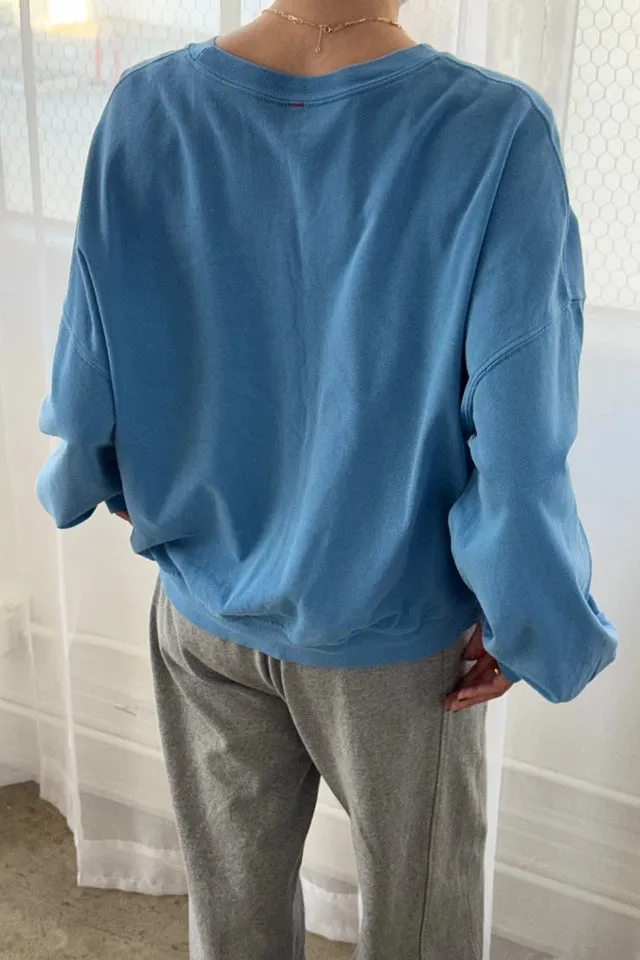 Le Bon Shoppe - Cali Jersey Sweatshirt (Yacht Blue)