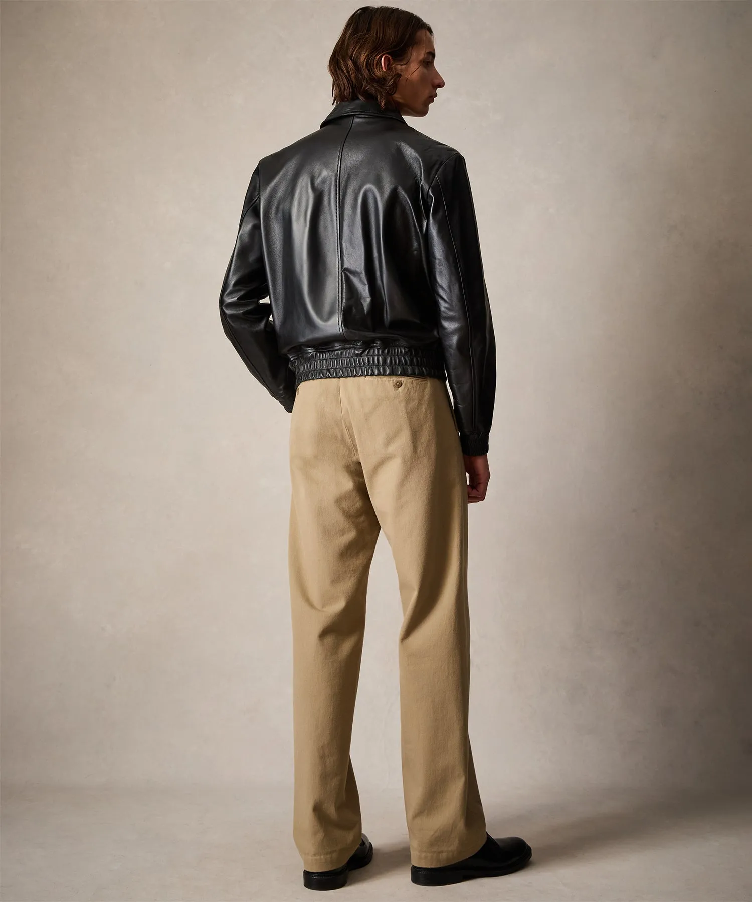 Leather Grant Jacket