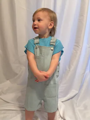Libby Girls’ Denim Shorts Overalls