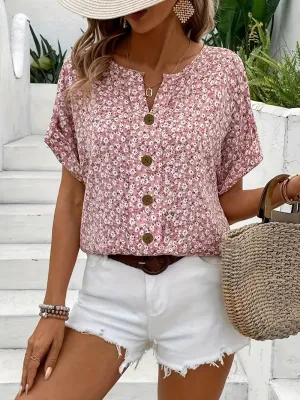 Lily | Casual Button-Up Top