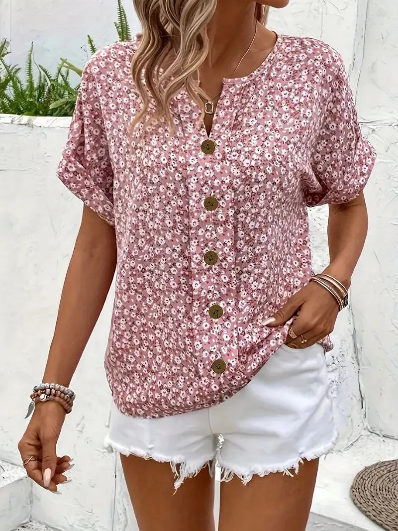 Lily | Casual Button-Up Top