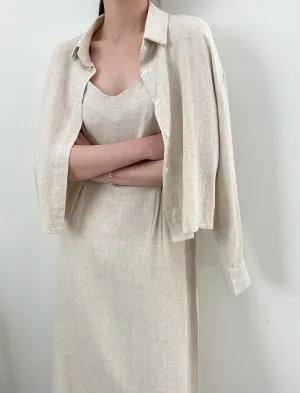 Linen jacket & dress set