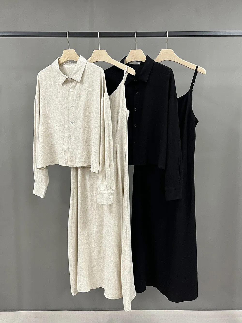 Linen jacket & dress set