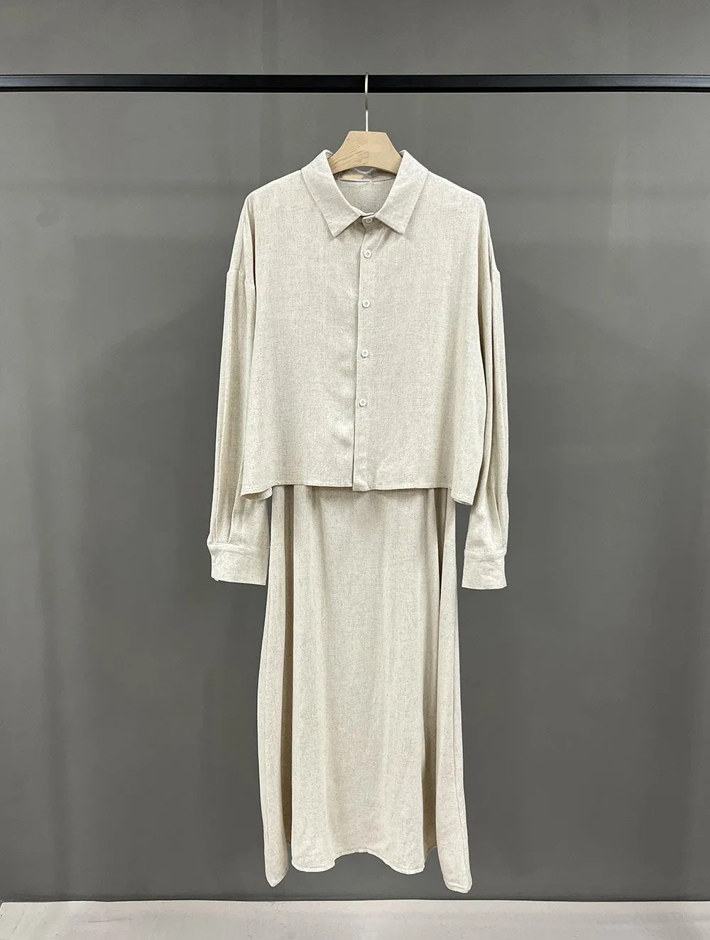 Linen jacket & dress set