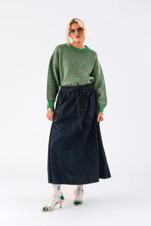 LOLLYS LAUNDRY Akana Maxi Skirt | Blue