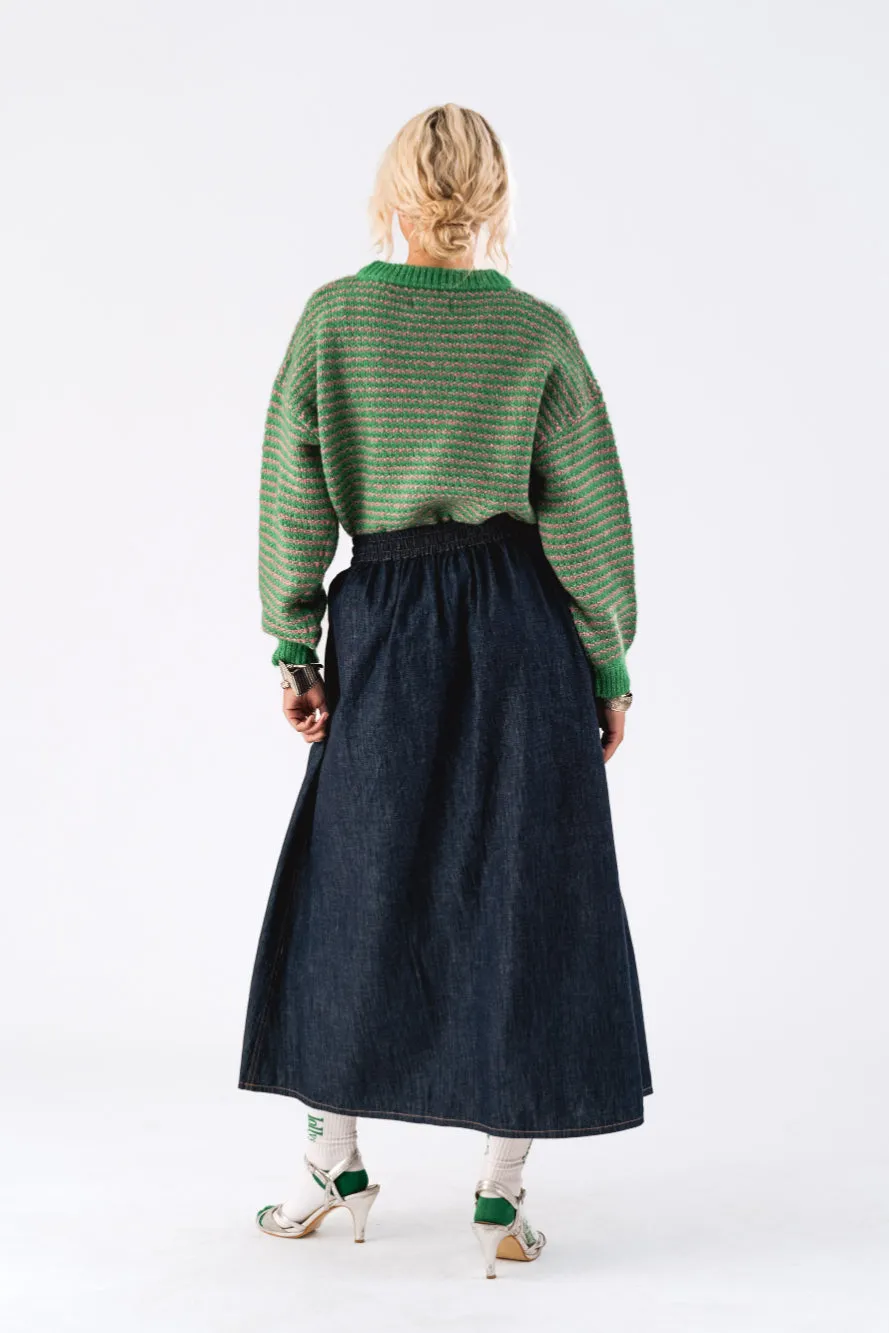 LOLLYS LAUNDRY Akana Maxi Skirt | Blue