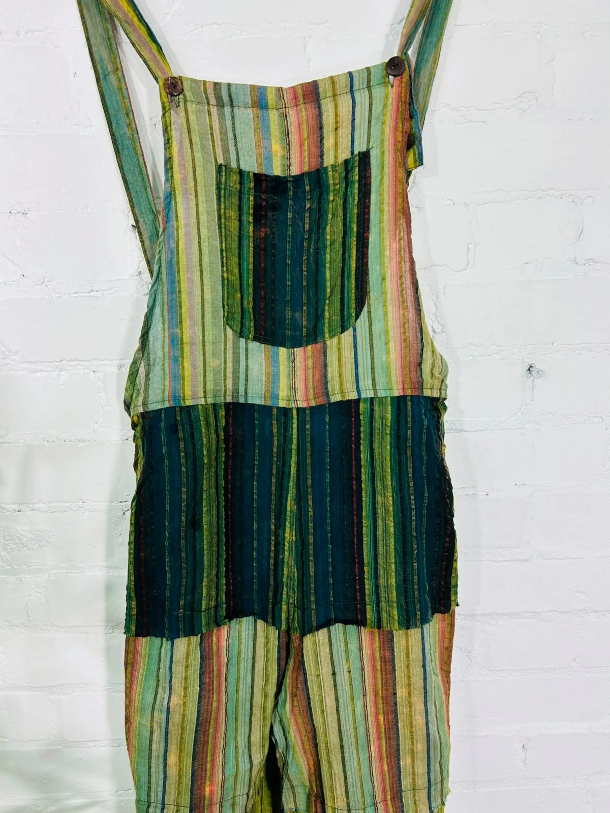 Long Wide Leg Dungarees