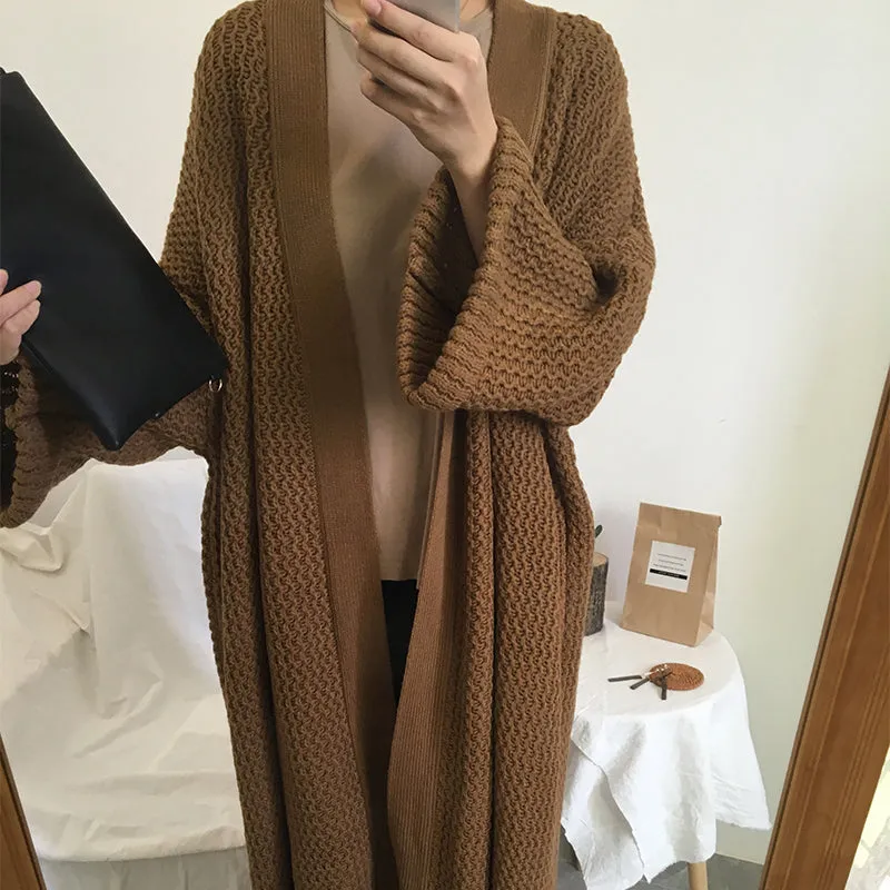 Loose Soft Warm Knitted Oversized Cardigan Sweater