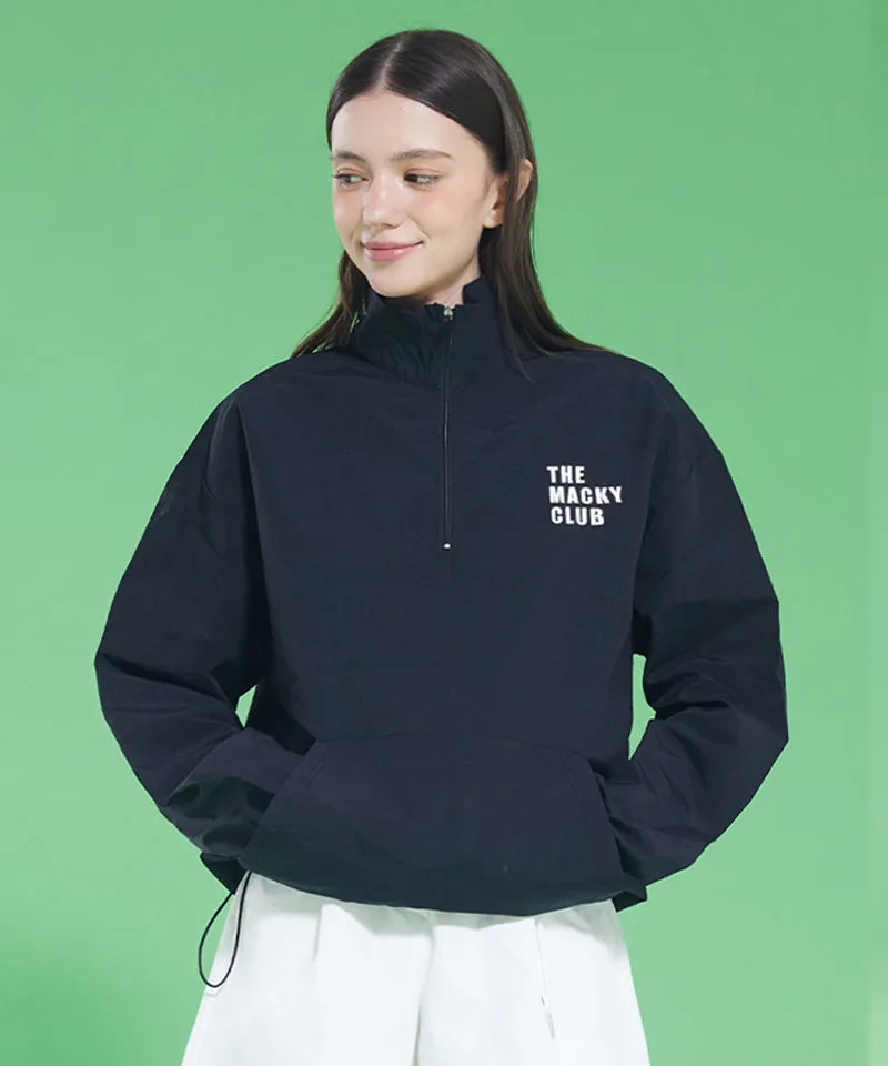 MACKY Golf: The Mackyclub Anorak - Black