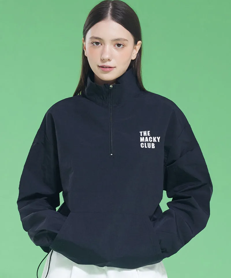 MACKY Golf: The Mackyclub Anorak - Black