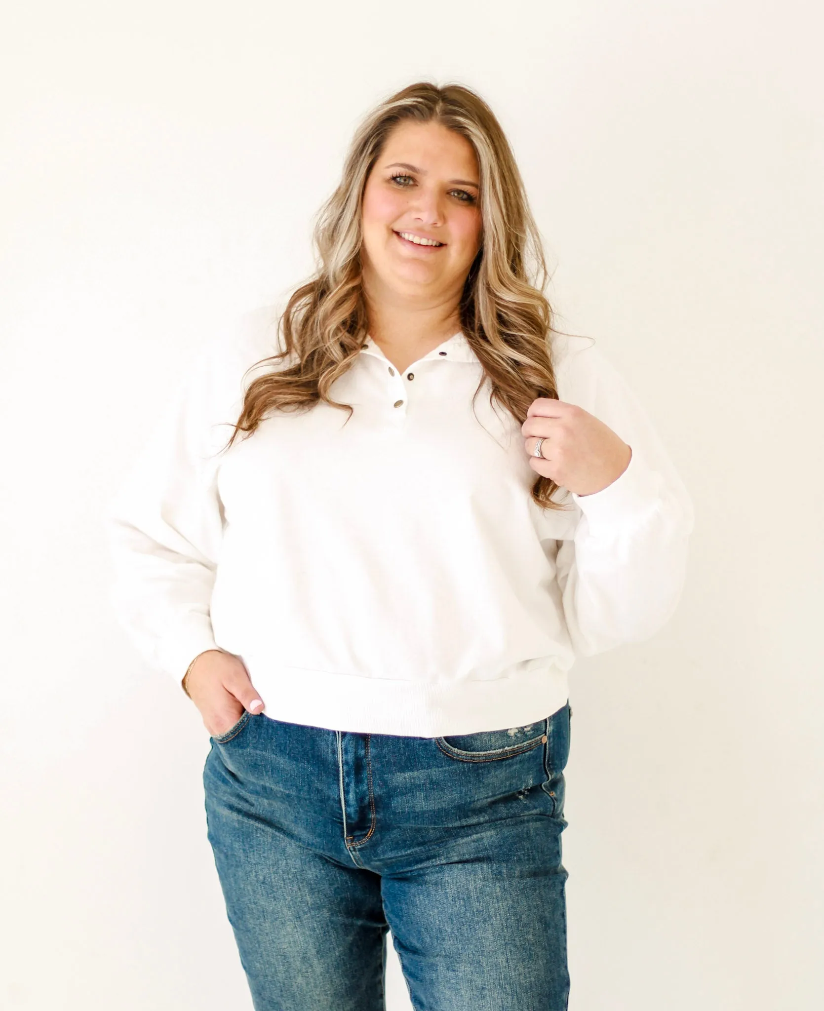 Made With Love Ivory Pullover