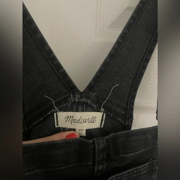 Madewell Black Overalls w/ Zipper