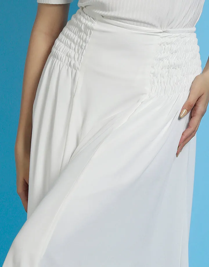 Maxi Skirt with Gathered Waistband