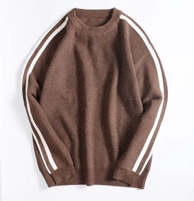 Men's Designer Sleeve Pullover Sweater