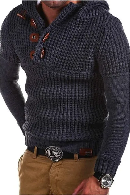 Men's Knitted Pullover Sweater Up To Size 3XL