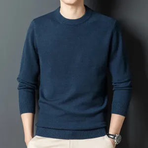 Men's Round Neck Warm Casual Sweater