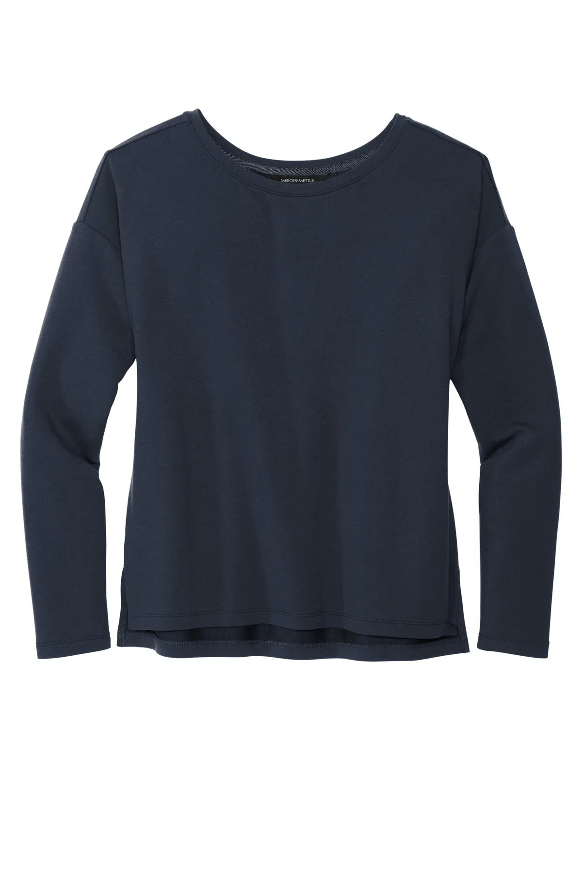 Mercer Mettle Women's Stretch Drop Shoulder Pullover MM3013 Night Navy
