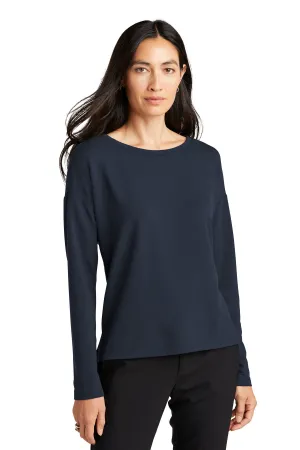Mercer Mettle Women's Stretch Drop Shoulder Pullover MM3013 Night Navy