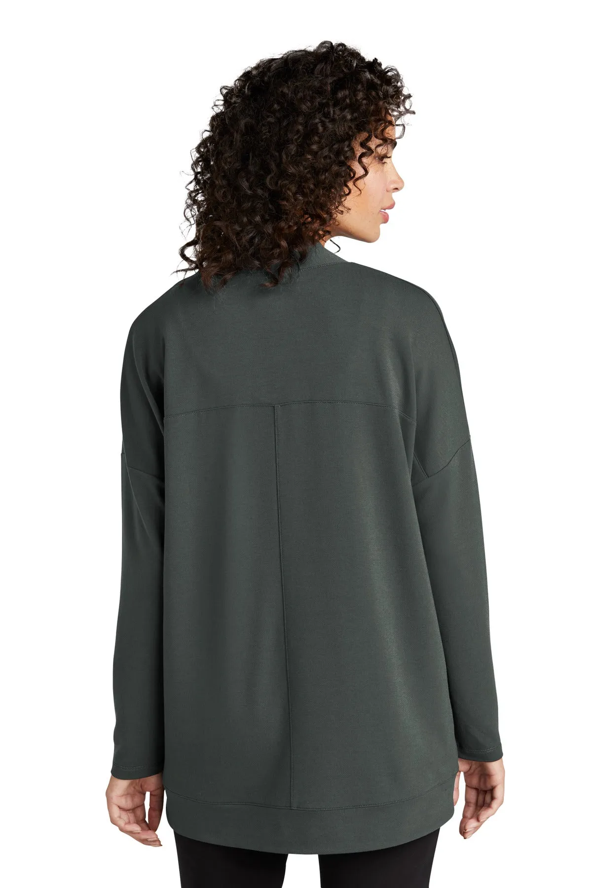 Mercer Mettle Women's Stretch Open-Front Cardigan MM3015 Anchor Grey