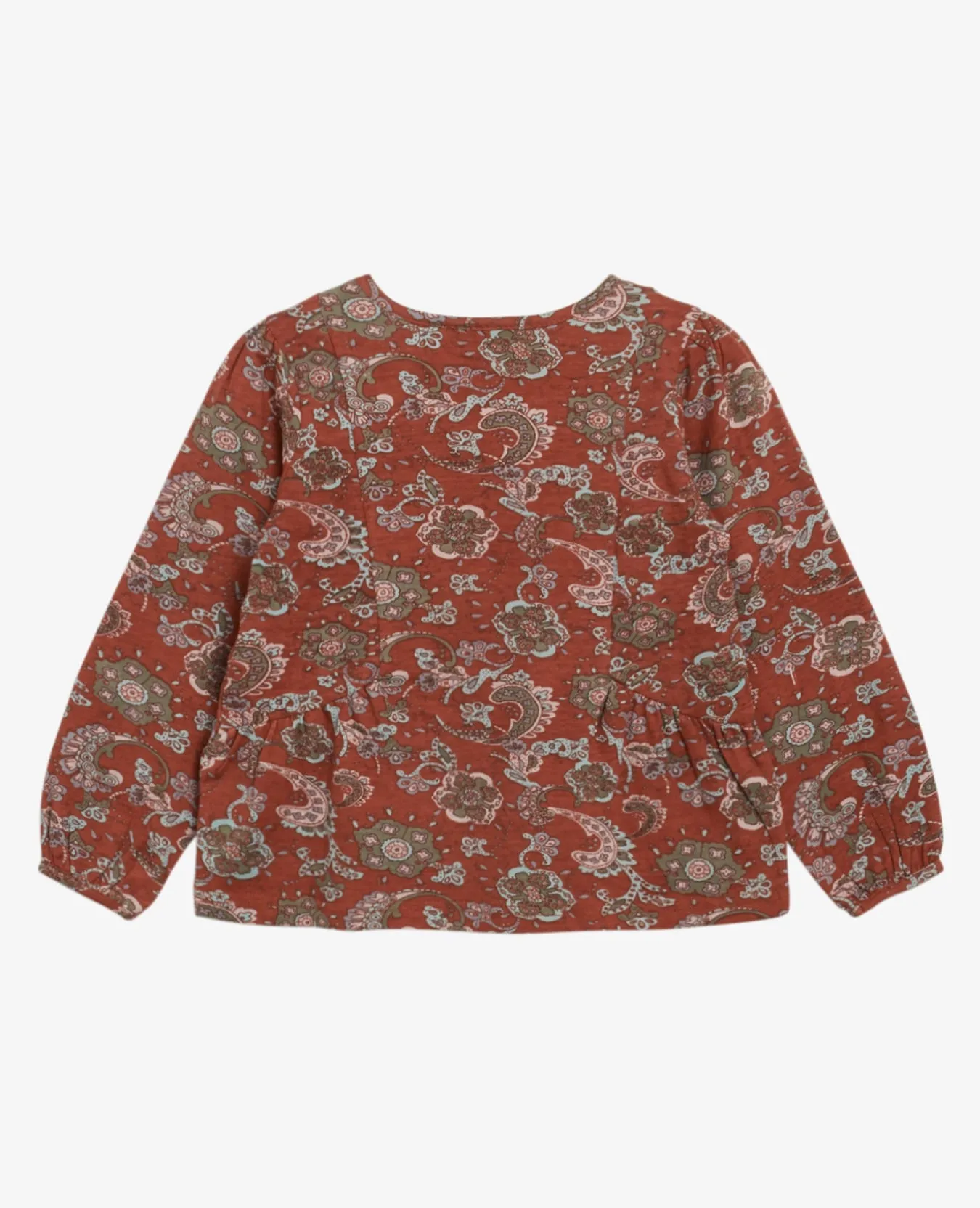 MINI PAISLEY ORGANIC JERSEY T-SHIRT