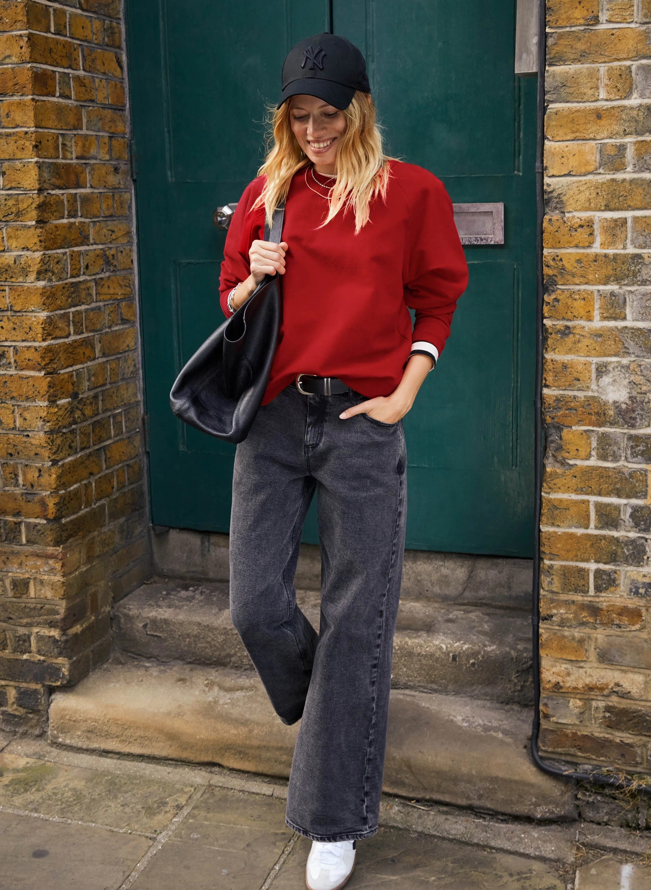 Montana Organic Cotton Sweatshirt | Crimson Red
