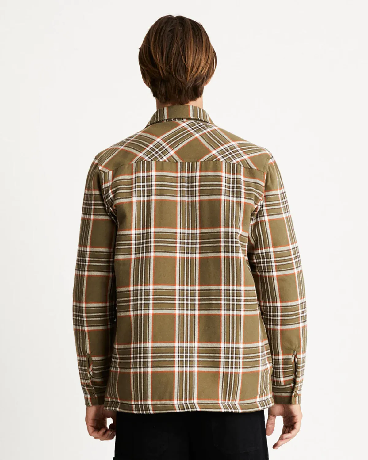 MRS QUILTED FLANNEL CHECK JACKET