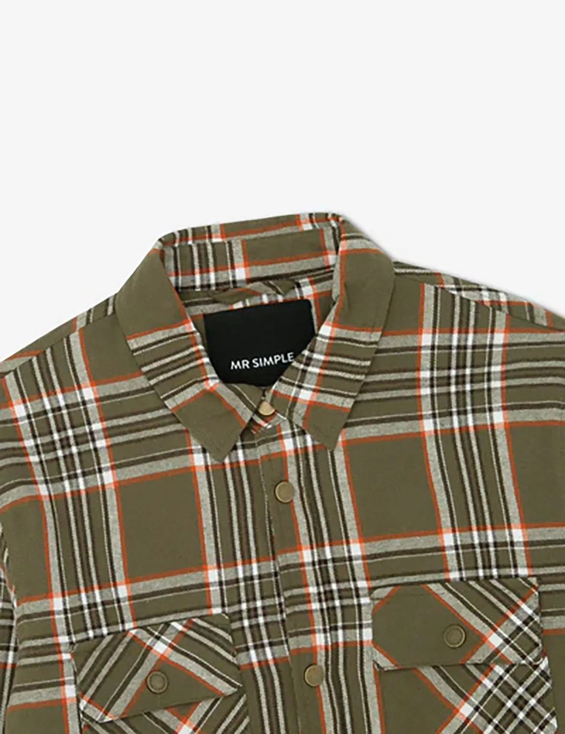 MRS QUILTED FLANNEL CHECK JACKET