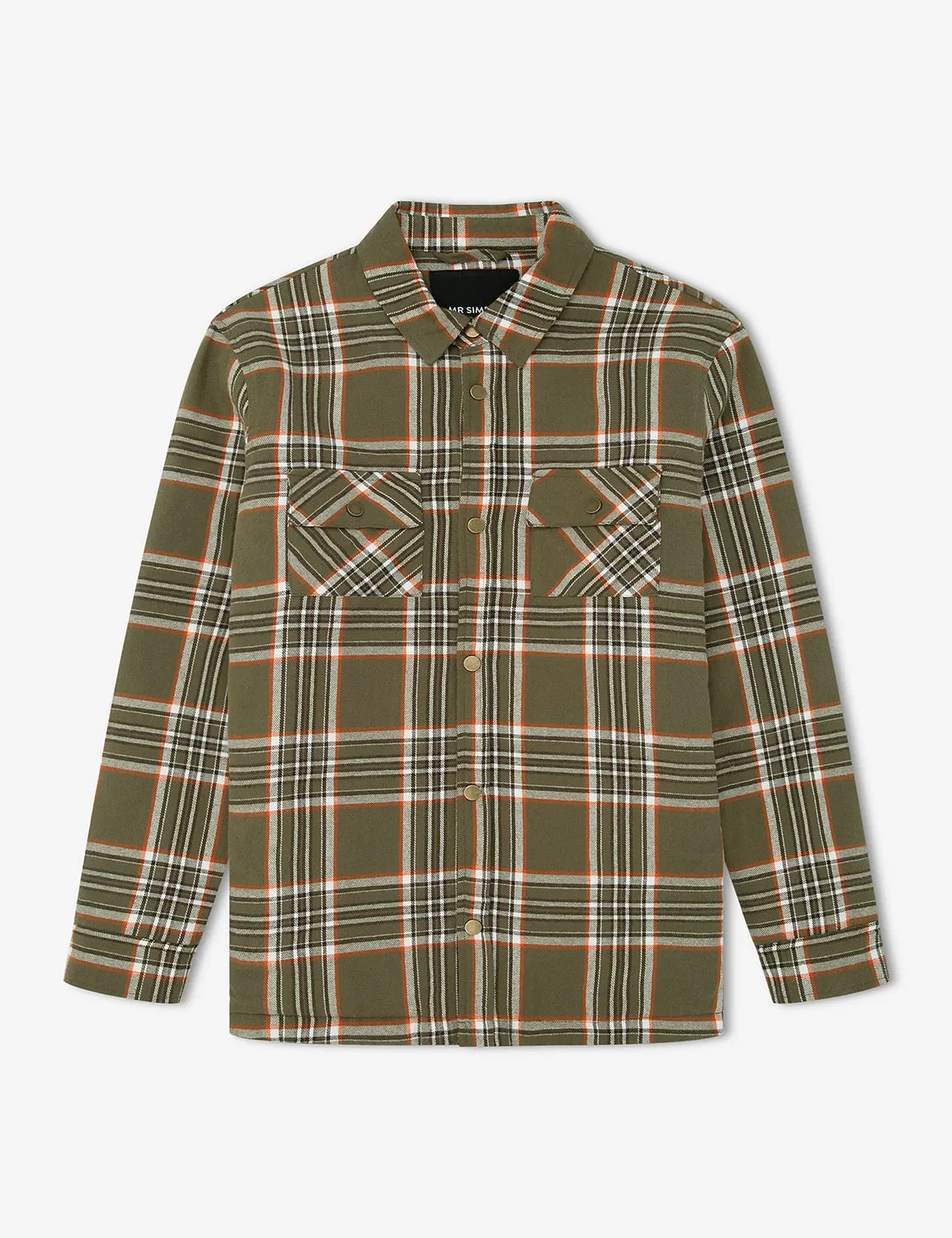 MRS QUILTED FLANNEL CHECK JACKET