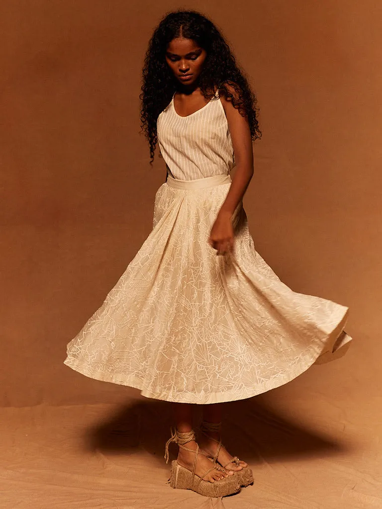 Muryo Emroidered Skirt