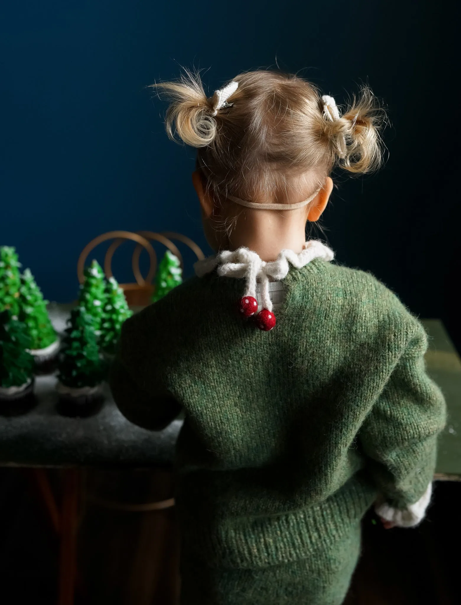 Mushrooms pullover | Moss Green