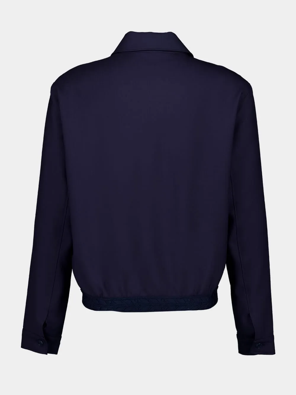Navy Wool Sports Tailoring Jacket