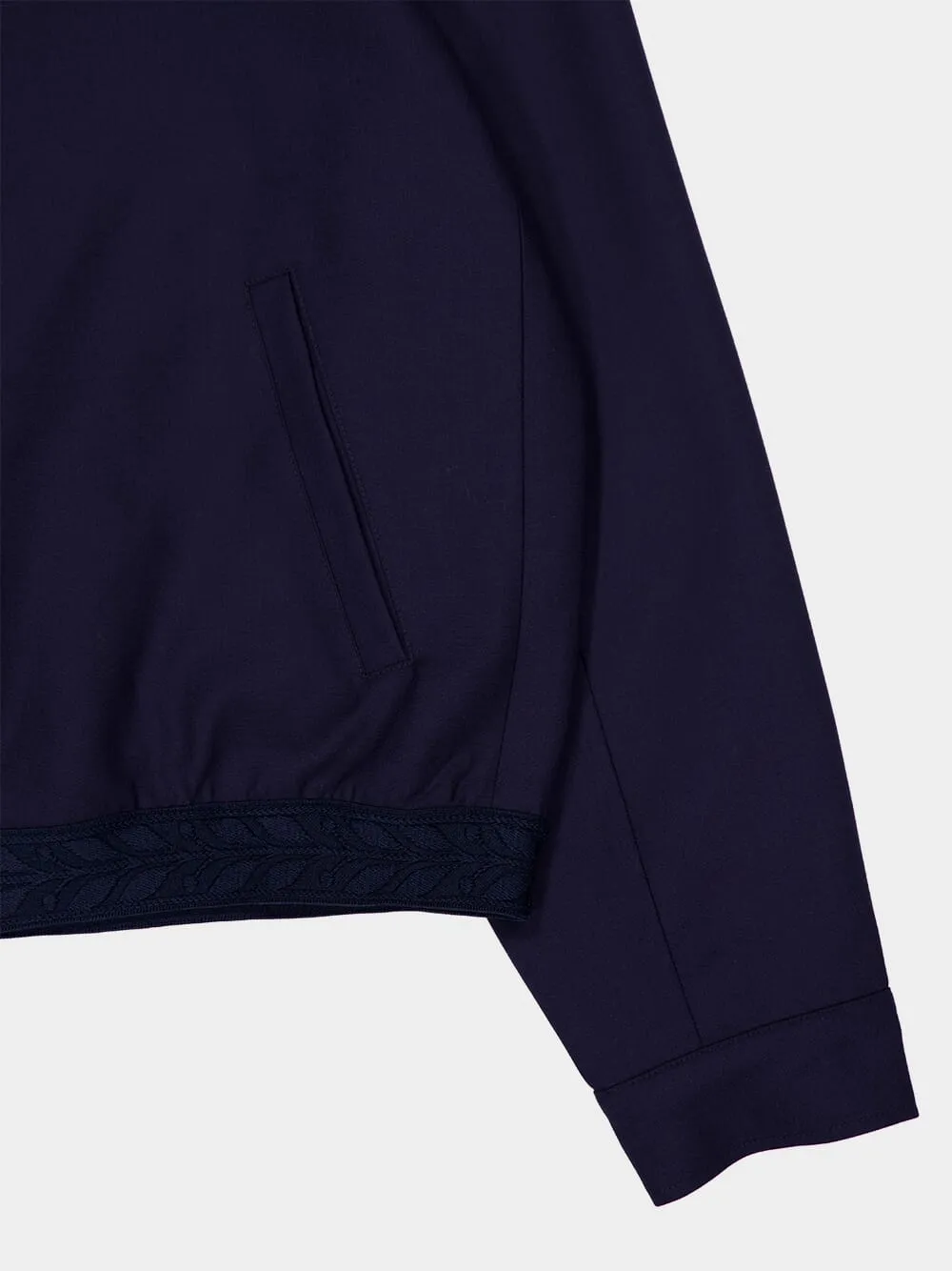 Navy Wool Sports Tailoring Jacket