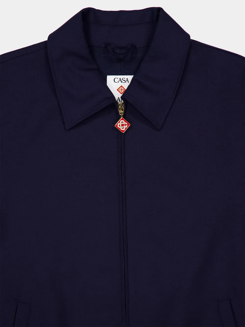 Navy Wool Sports Tailoring Jacket