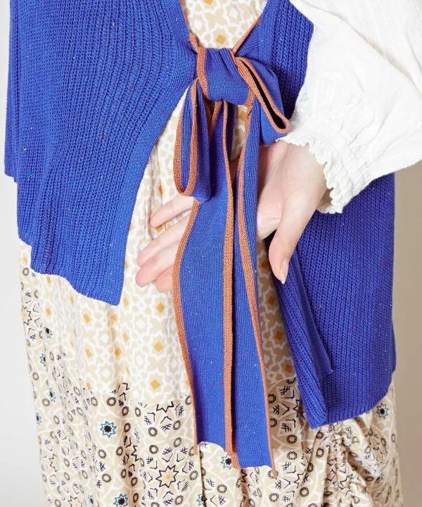 Nep Yarn Knit Vest